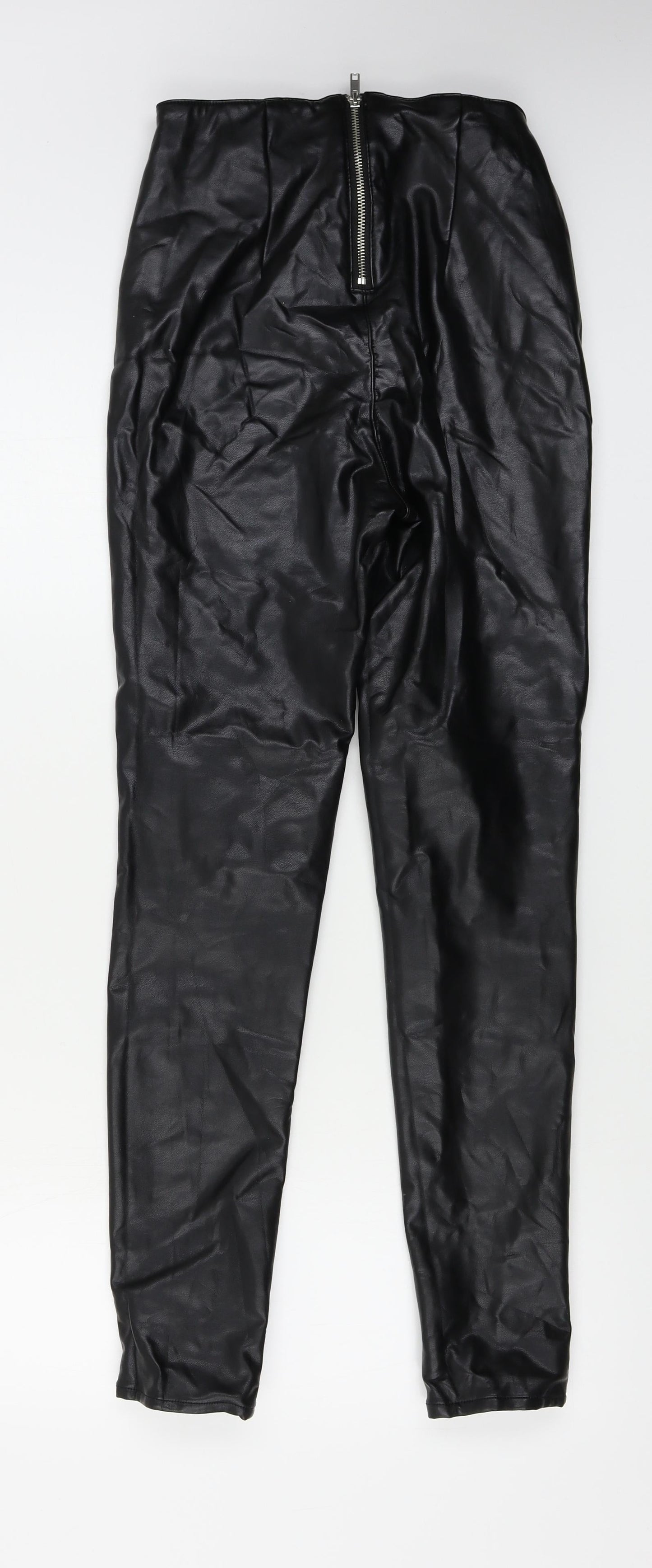 Womens UK Size 6 H&M Regular Fit  Black Trousers