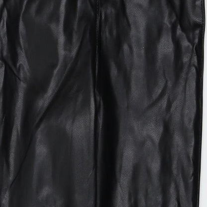 Womens UK Size 6 H&M Regular Fit  Black Trousers