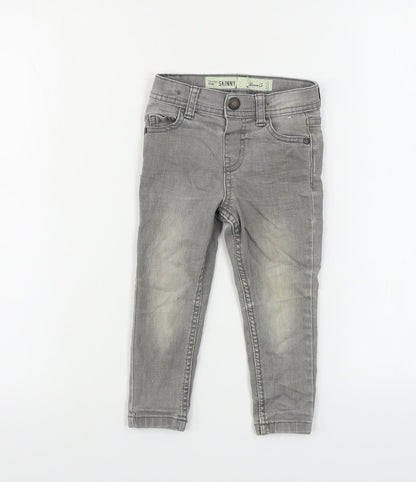 denim co Girls Grey   Skinny Jeans Size 2 Years
