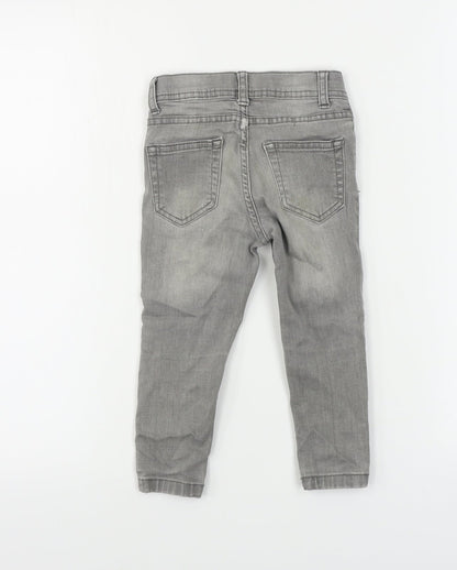 denim co Girls Grey   Skinny Jeans Size 2 Years