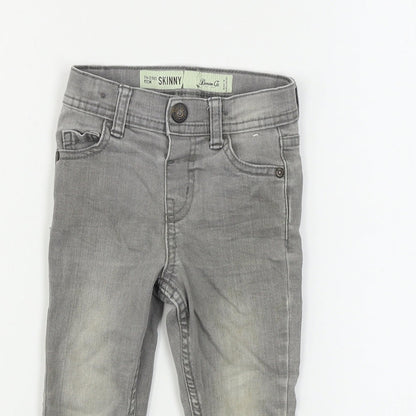 denim co Girls Grey   Skinny Jeans Size 2 Years