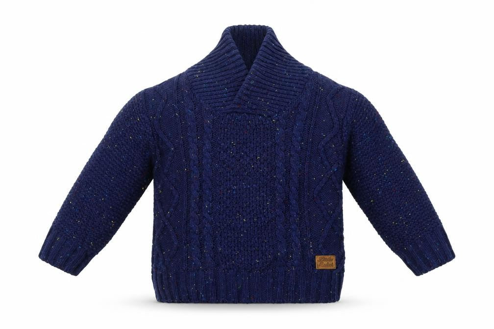 Rebel Boys Blue   Pullover Jumper Size 12-18 Months