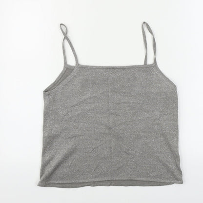 Womens UK Size 16 Marks and Spencer Grey Basic T-Shirt