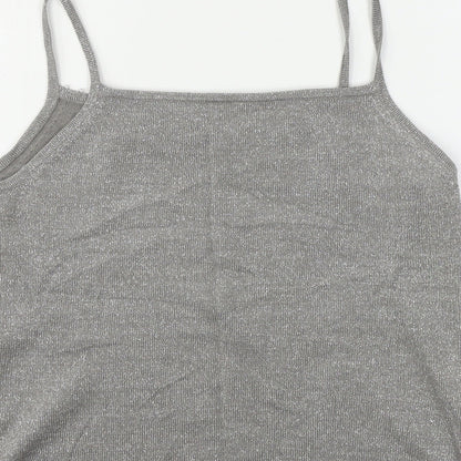 Womens UK Size 16 Marks and Spencer Grey Basic T-Shirt