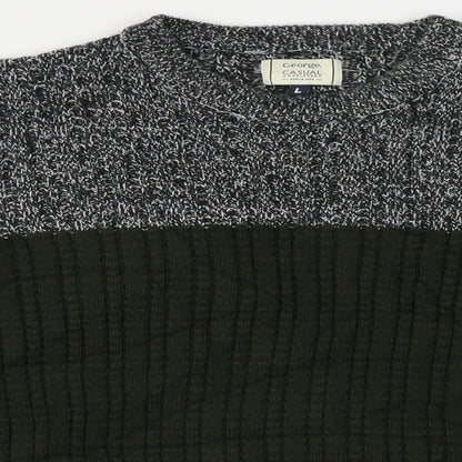 George  Mens Green   Pullover Jumper Size L