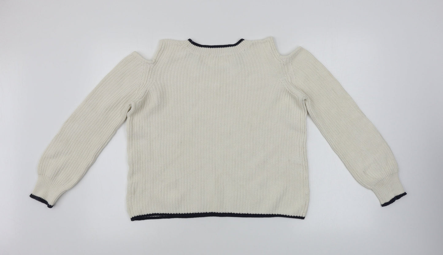 George Womens Ivory   Pullover Jumper Size 14