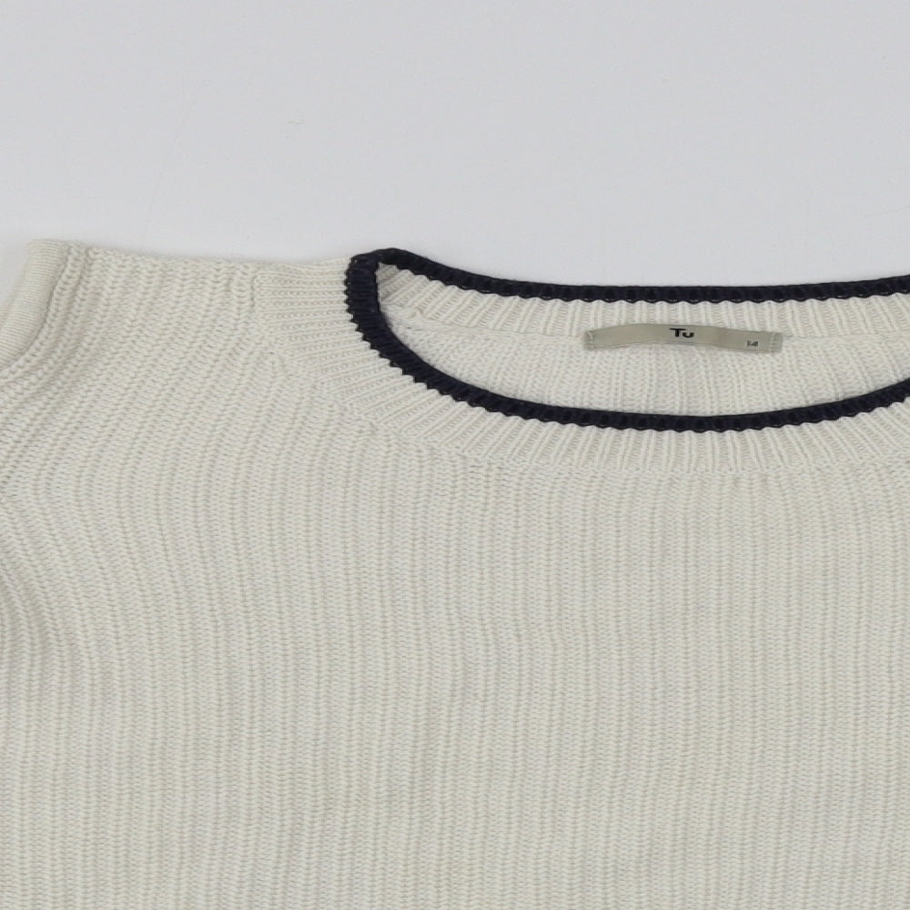 George Womens Ivory   Pullover Jumper Size 14