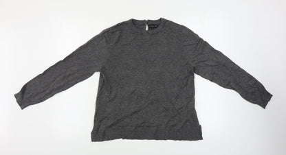 Womens UK Size 14 F&F Grey Pullover Jumper