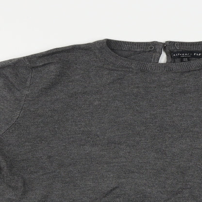 Womens UK Size 14 F&F Grey Pullover Jumper
