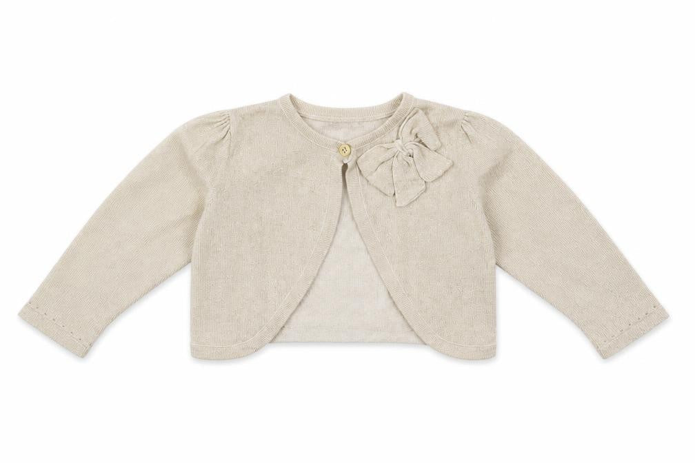 Marks & Spencer  Girls Beige   Wrap Jumper Size 4-5 Years