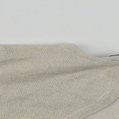 Marks and Spencer  Girls Beige   Wrap Jumper Size 4-5 Years
