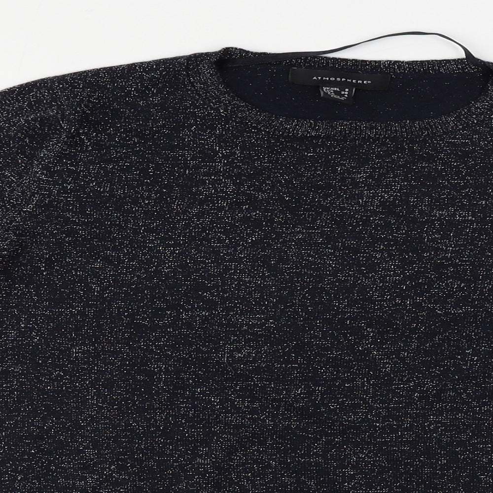 Womens UK Size 8 Atmosphere Blue Pullover Jumper