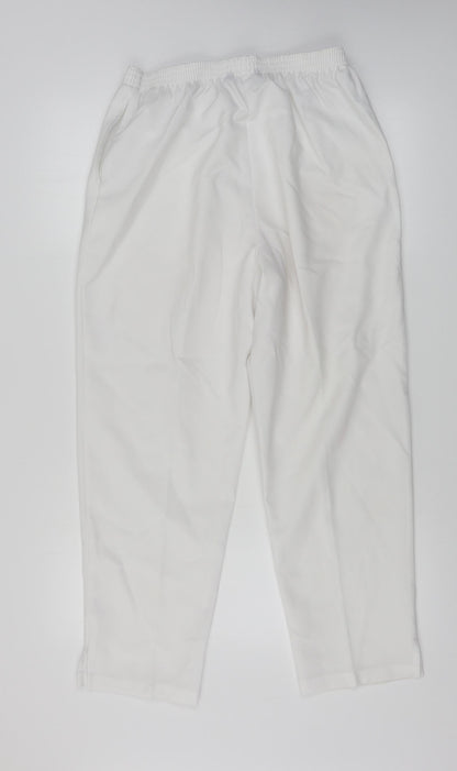 Black Pepper Womens White   Trousers  Size 14 L26 in