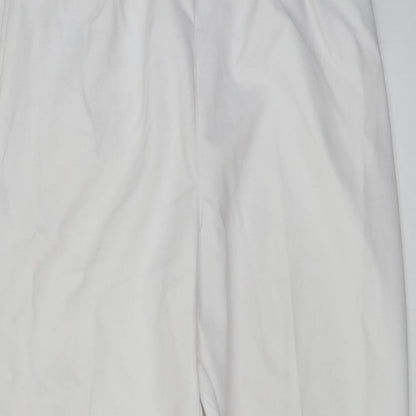 Black Pepper Womens White   Trousers  Size 14 L26 in
