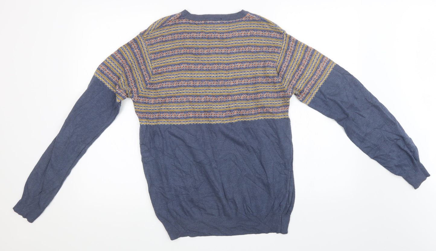 Mens UK Size M Burton Blue Pullover Sweatshirt