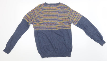 Mens UK Size M Burton Blue Pullover Sweatshirt