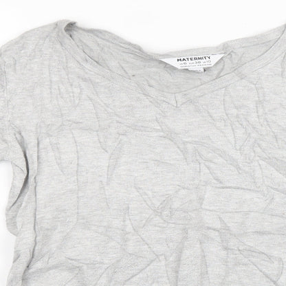 Dorothy Perkins Womens Grey  Knit Pullover Sweatshirt Size 10