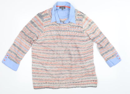 Womens UK Size 16 Marks and Spencer Multicoloured Pullover Sweatshirt