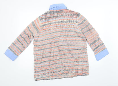 Womens UK Size 16 Marks and Spencer Multicoloured Pullover Sweatshirt