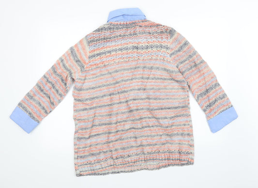 Womens UK Size 16 Marks and Spencer Multicoloured Pullover Sweatshirt