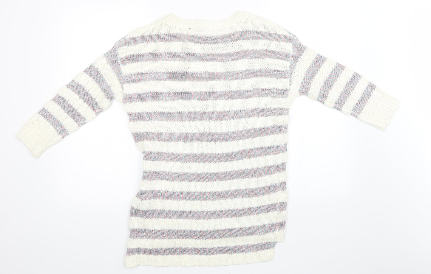 Womens UK Size 8 Marks and Spencer White Pullover Sweatshirt