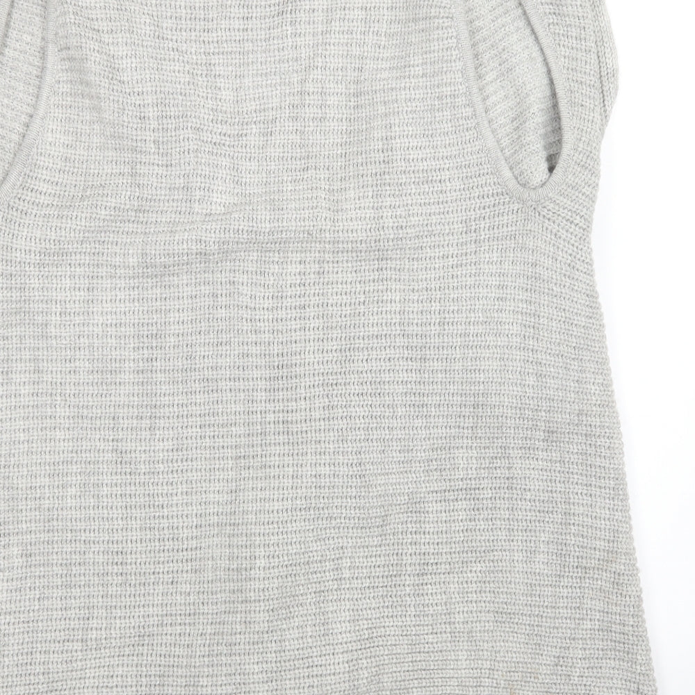 Womens UK Size M Marks and Spencer Grey Cardigan Jumper