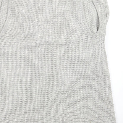 Womens UK Size M Marks and Spencer Grey Cardigan Jumper