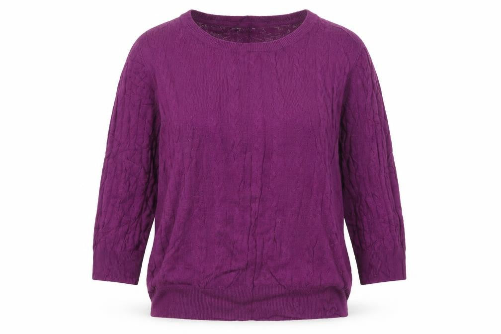 Womens UK Size S H&M Purple Pullover Sweatshirt