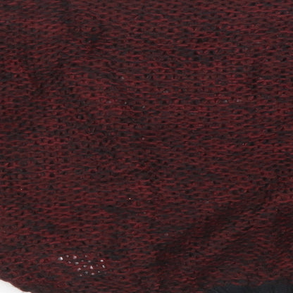 Golddigga Womens Red  Knit Pullover Sweatshirt Size 8
