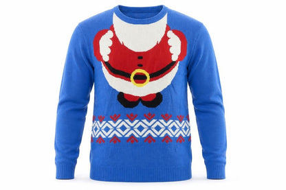 Mens UK Size M Preworn Blue Pullover Sweatshirt