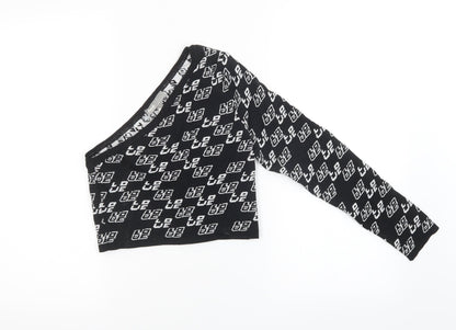 Womens UK Size 10 ASOS Black Pullover Sweatshirt