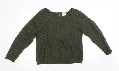 Womens UK Size 14 NEXT Green Pullover Sweatshirt