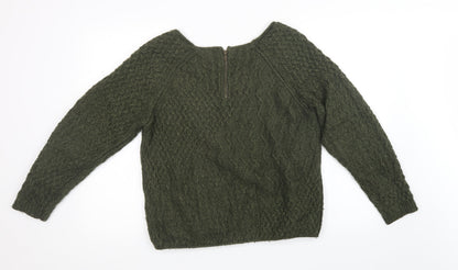 Womens UK Size 14 NEXT Green Pullover Sweatshirt