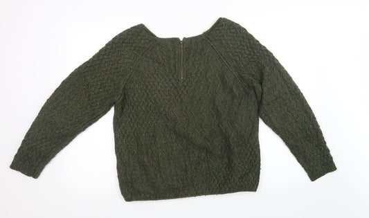 Womens UK Size 14 NEXT Green Pullover Sweatshirt