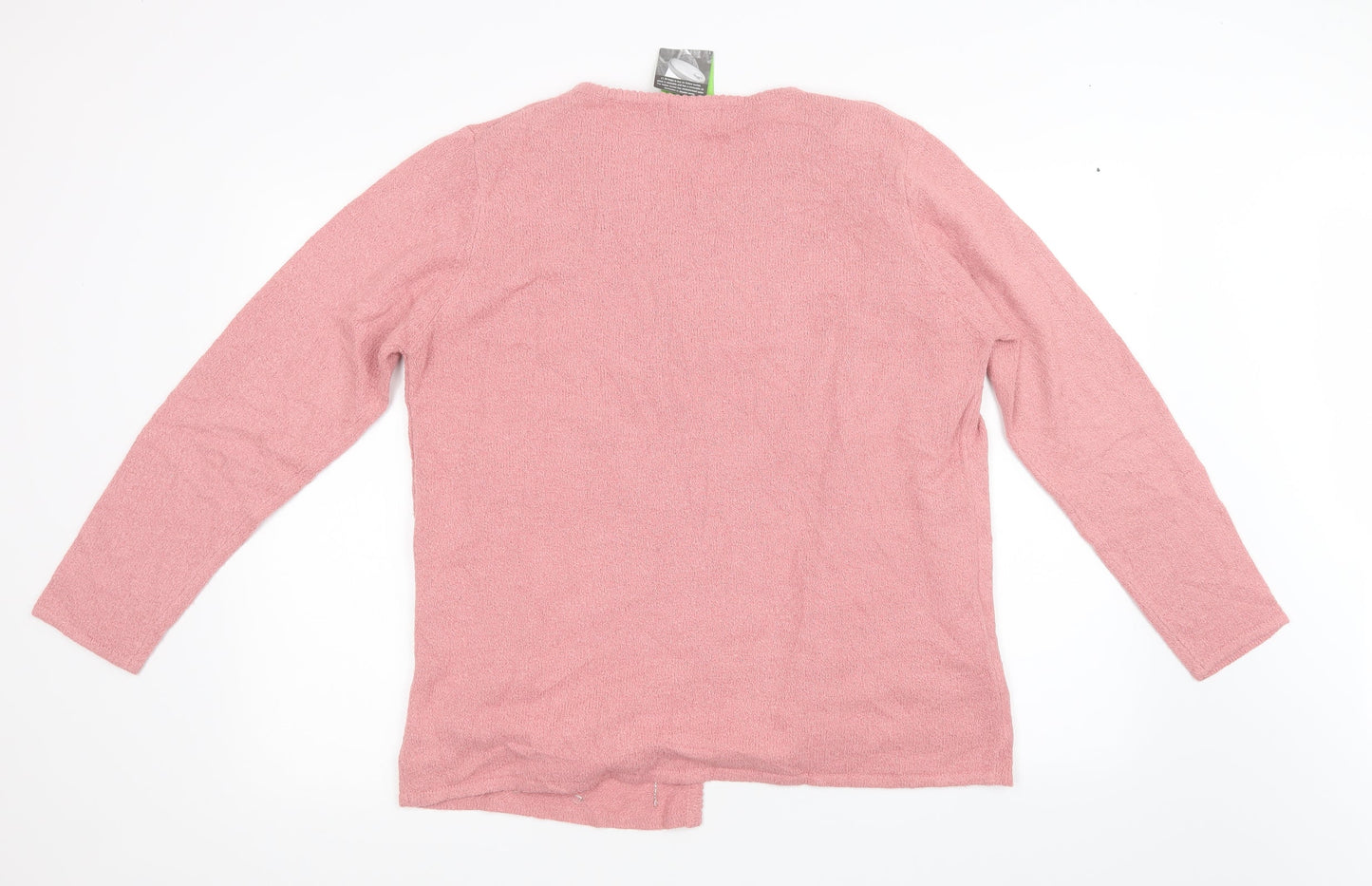 Bonmarché Womens Pink  Knit Pullover Sweatshirt Size M