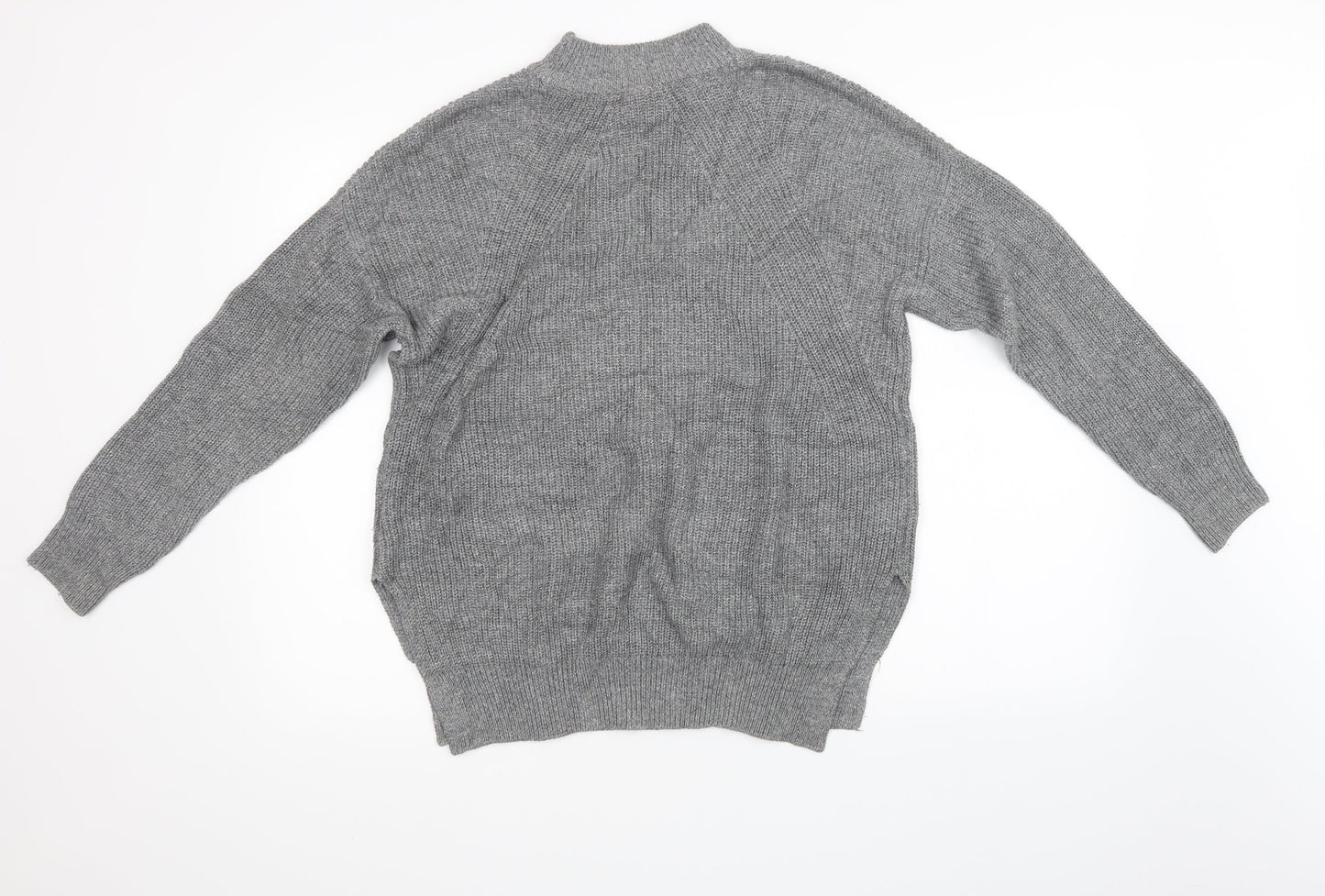 Womens UK Size S H&M Grey Pullover Sweatshirt