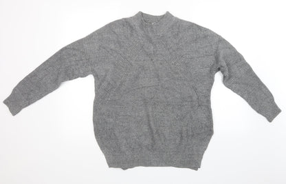 Womens UK Size S H&M Grey Pullover Sweatshirt