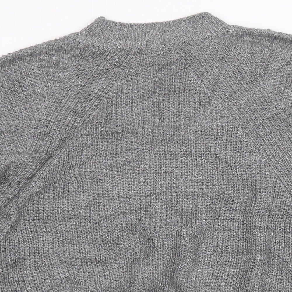 Womens UK Size S H&M Grey Pullover Sweatshirt
