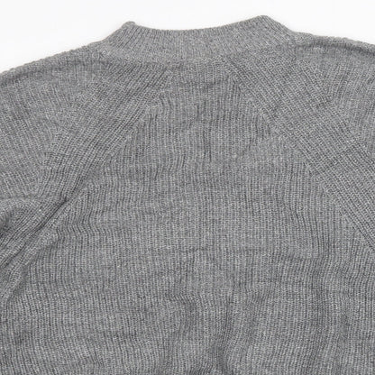 Womens UK Size S H&M Grey Pullover Sweatshirt