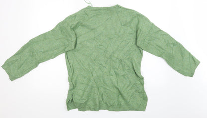 Womens UK Size S Marks and Spencer Green Pullover Sweatshirt