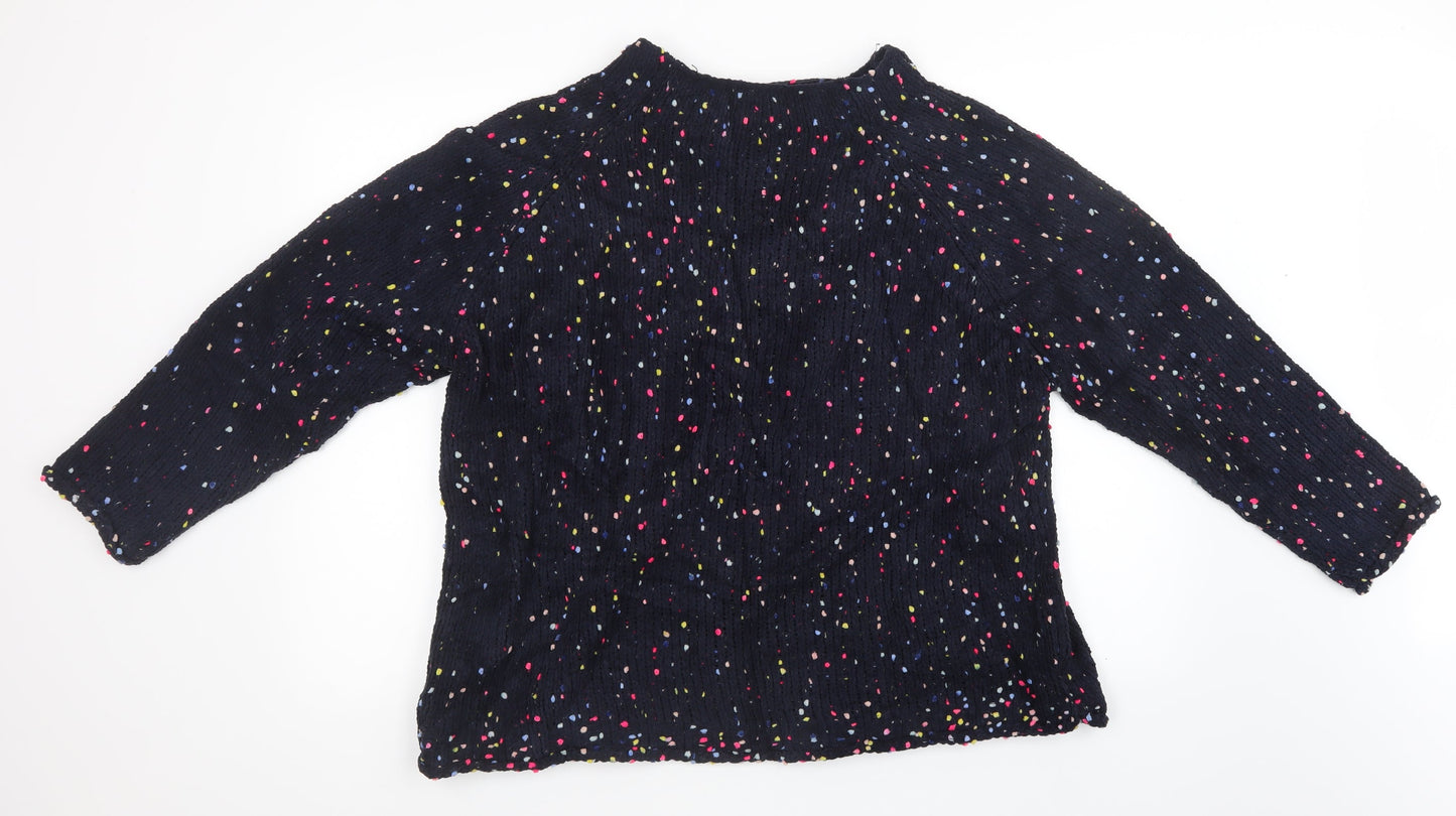 Womens UK Size L NEXT Black Pullover Sweatshirt