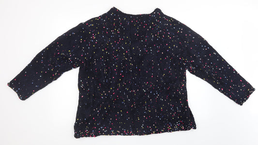 Womens UK Size L NEXT Black Pullover Sweatshirt