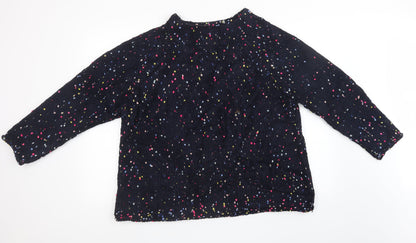 Womens UK Size L NEXT Black Pullover Sweatshirt