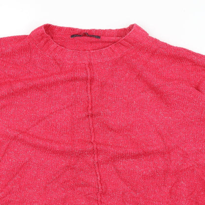 Womens UK Size M M&S Pink Pullover Jumper