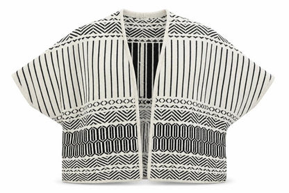 Womens UK Size XS H&M Ivory Wrap Jumper