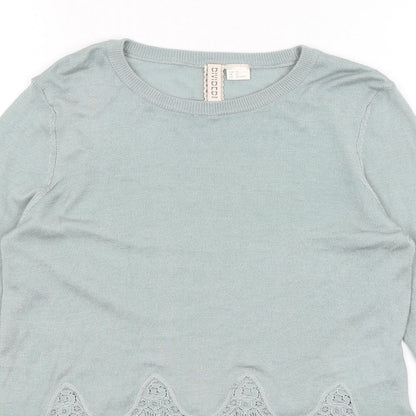 Divided Womens Blue   Basic T-Shirt Size XS