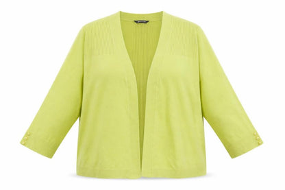 Womens UK Size 20 Profile Green Wrap Jumper