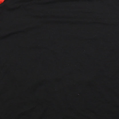 Preworn Mens Black Solid   Pyjama Top Size L  - Christmas 2020