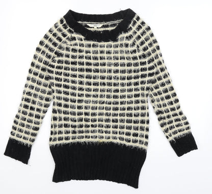 Womens UK Size S New Look Black Pullover Jumper