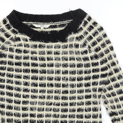 Womens UK Size S New Look Black Pullover Jumper